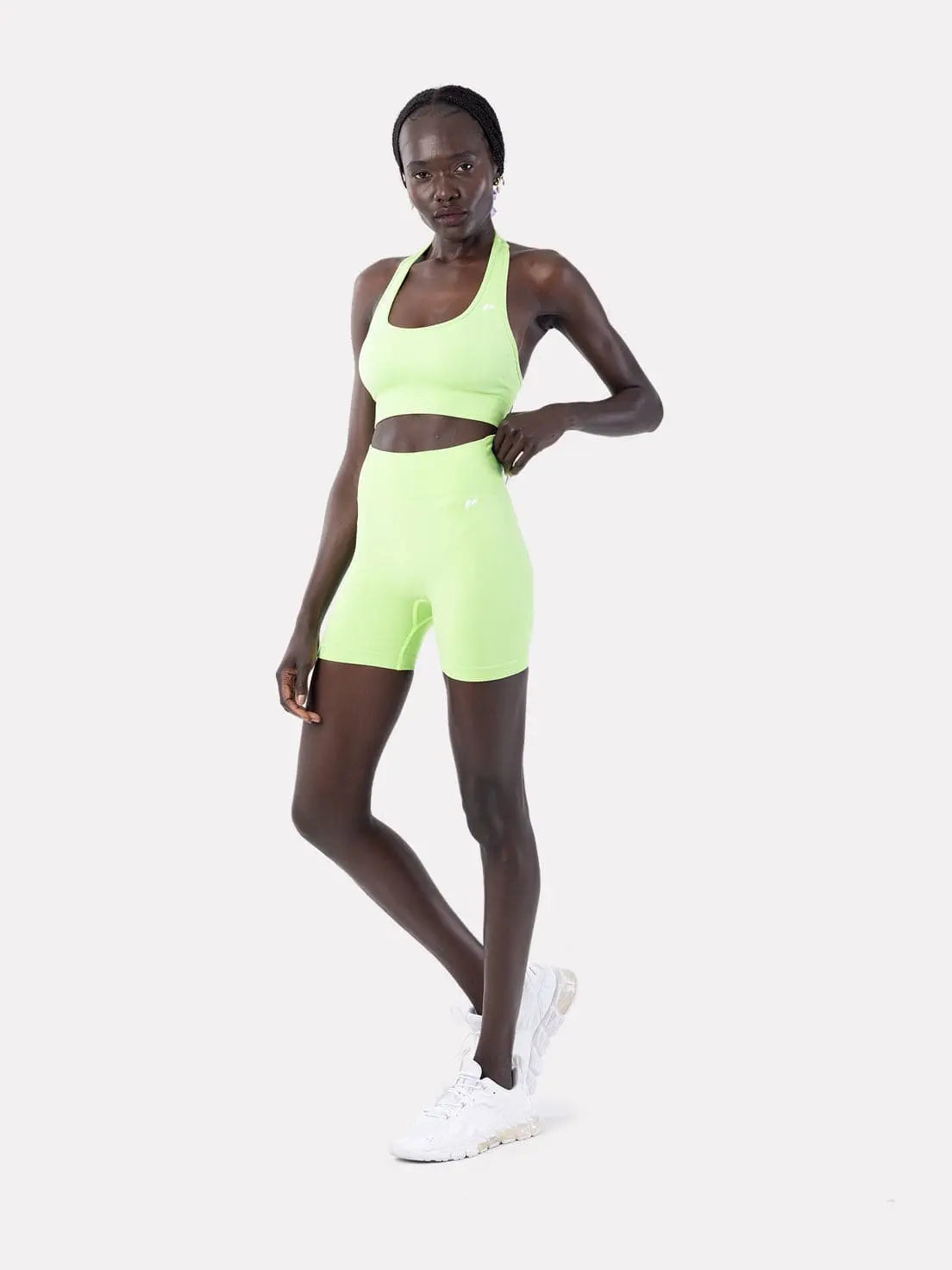EMMAH SHORTS - LIME KALI