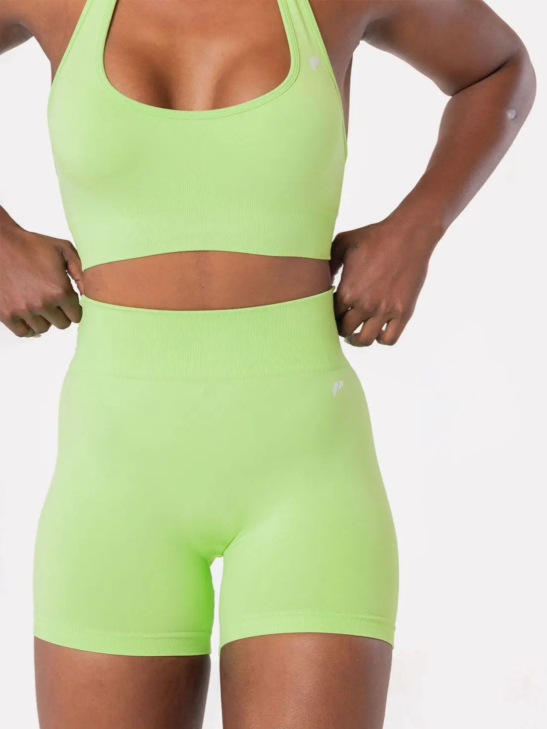 EMMAH SHORTS - LIME KALI