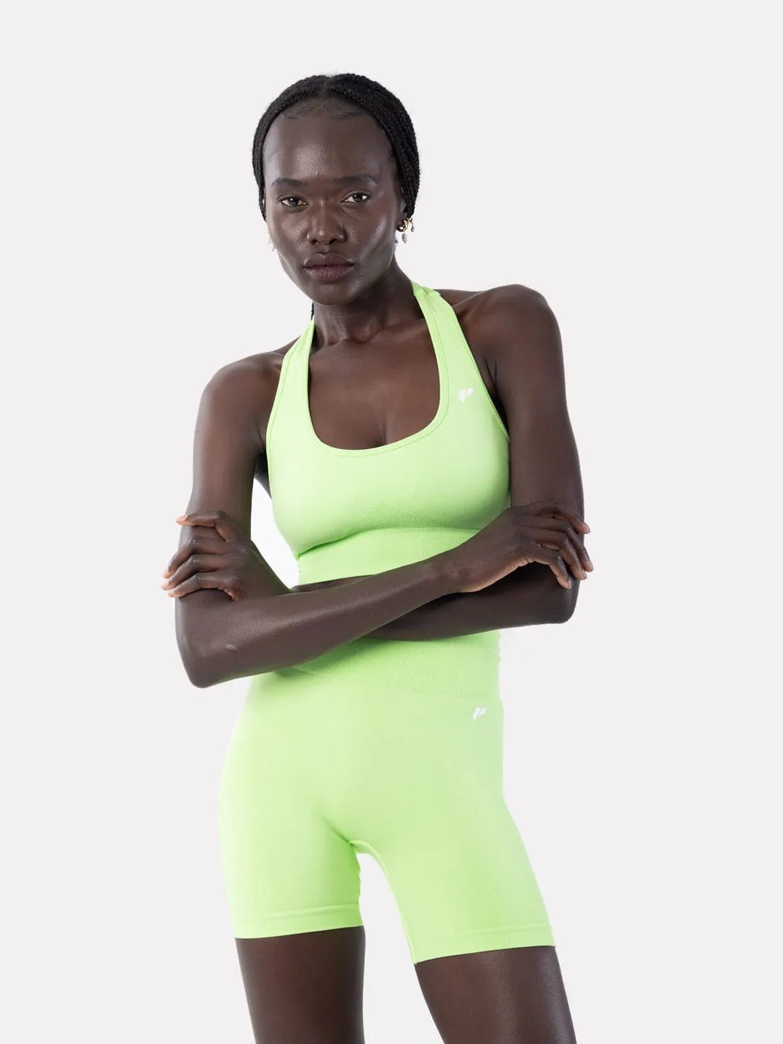 EMMAH SHORTS - LIME KALI