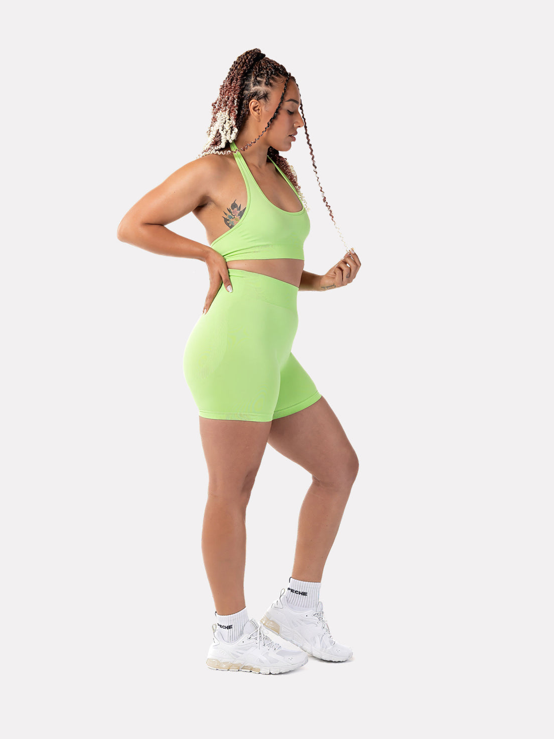 EMMAH SHORTS - LIME KALI - LIFESOPECHE