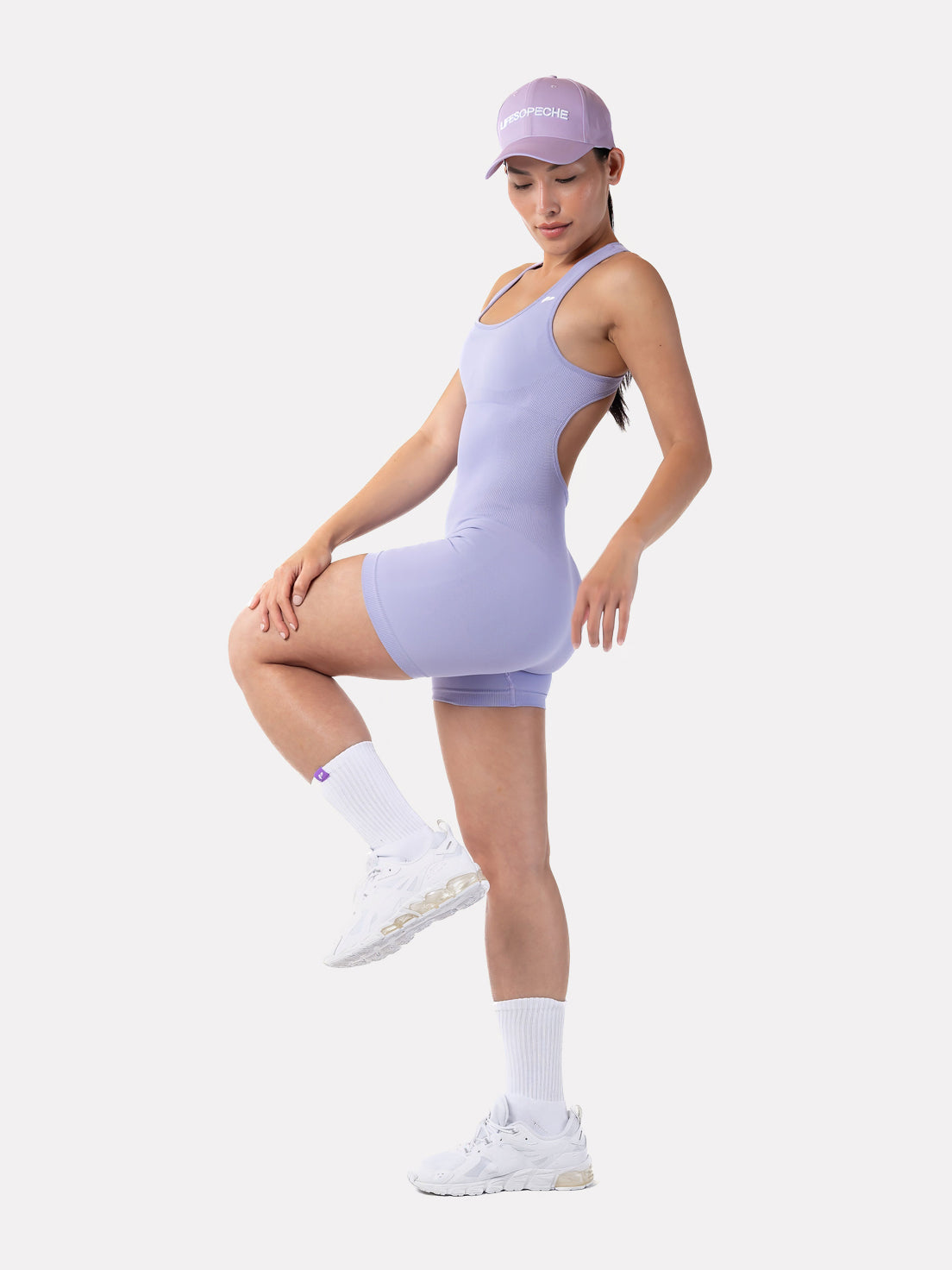 AMARA BODYSUIT SHORTS - MAUVE - LIFESOPECHE