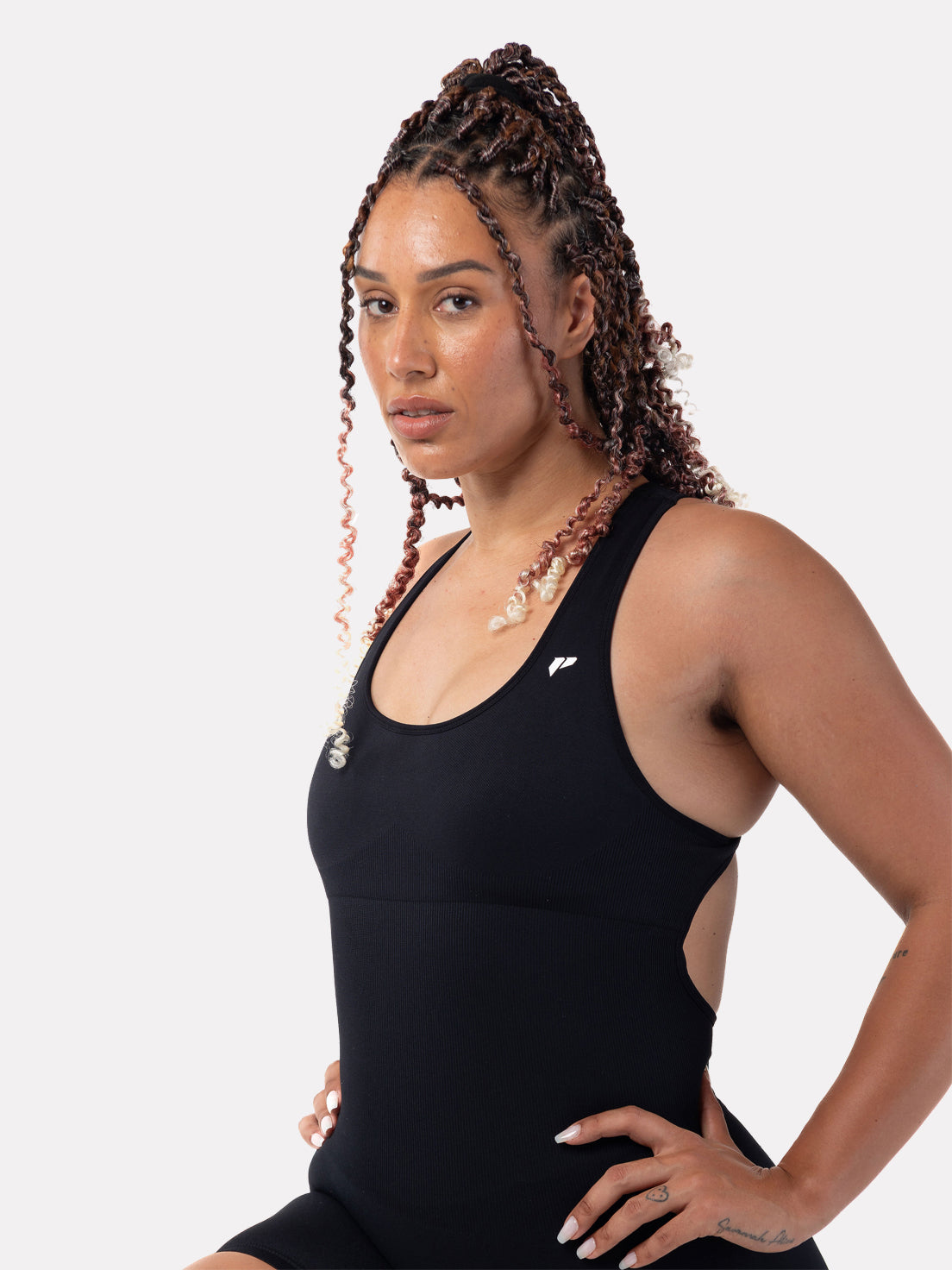 AMARA BODYSUIT SHORTS - BLACK - LIFESOPECHE