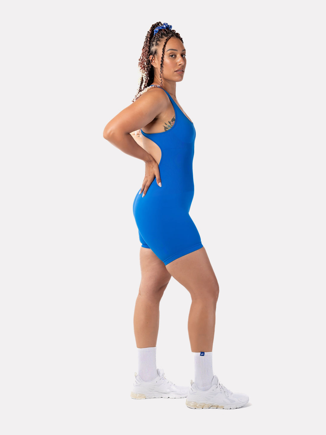 AMARA BODYSUIT SHORTS - COBALT - LIFESOPECHE