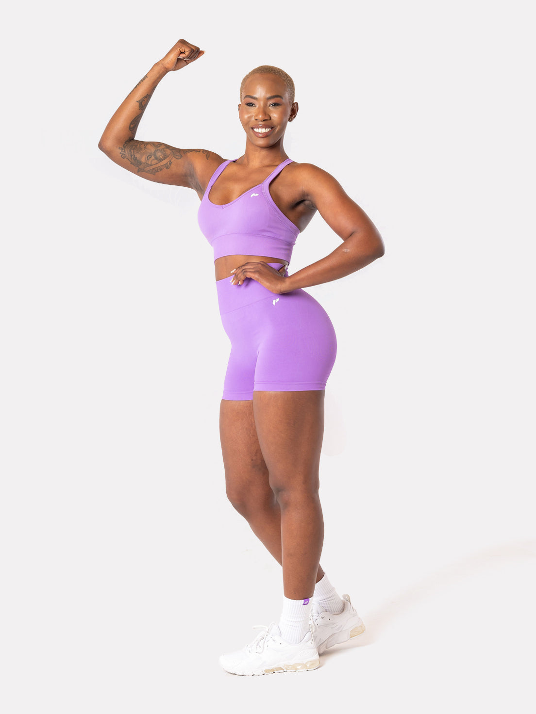 purple women workout set