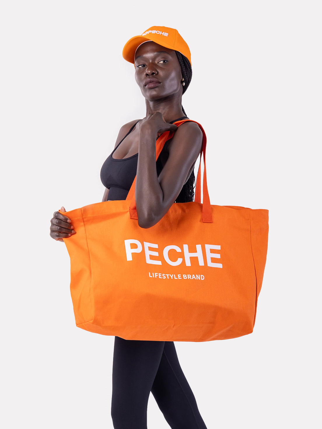 CANVAS TOTE BAGS - ORANGE - LIFESOPECHE