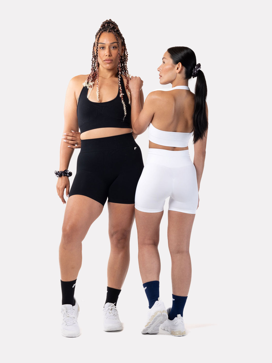 CREW JACQUARD SOCKS - BLACK - LIFESOPECHE