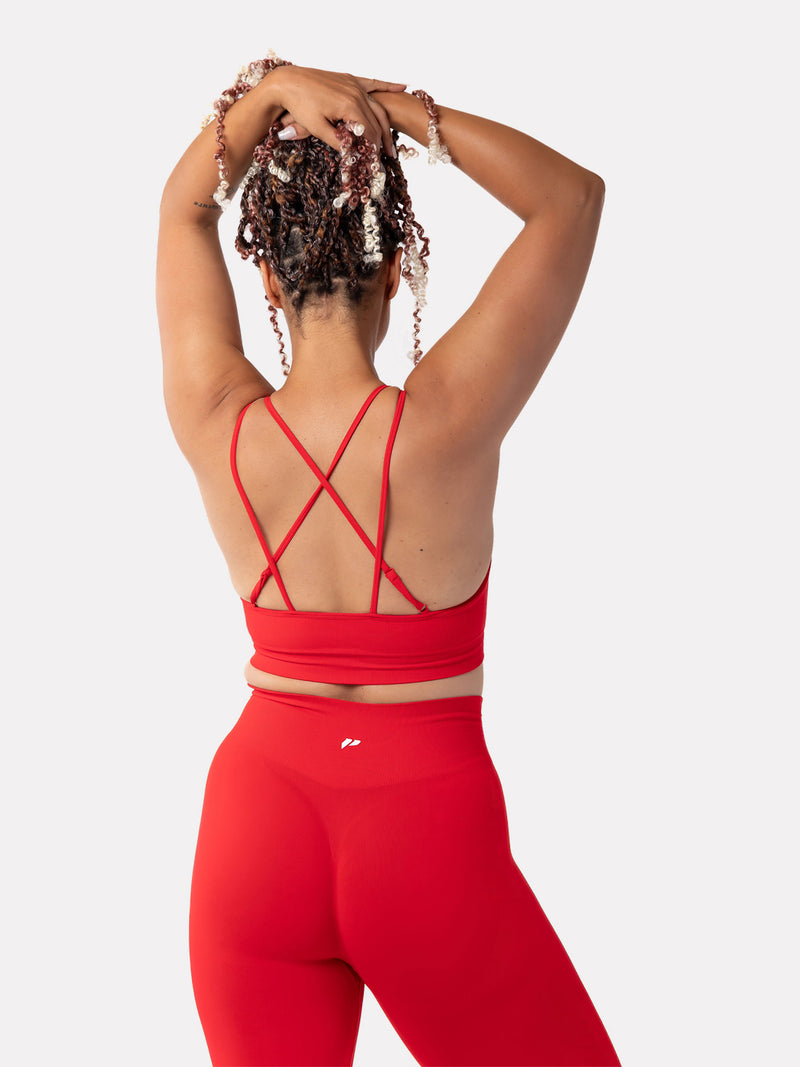 CYNTHIA SPORTS BRA - RED KWEZI - LIFESOPECHE
