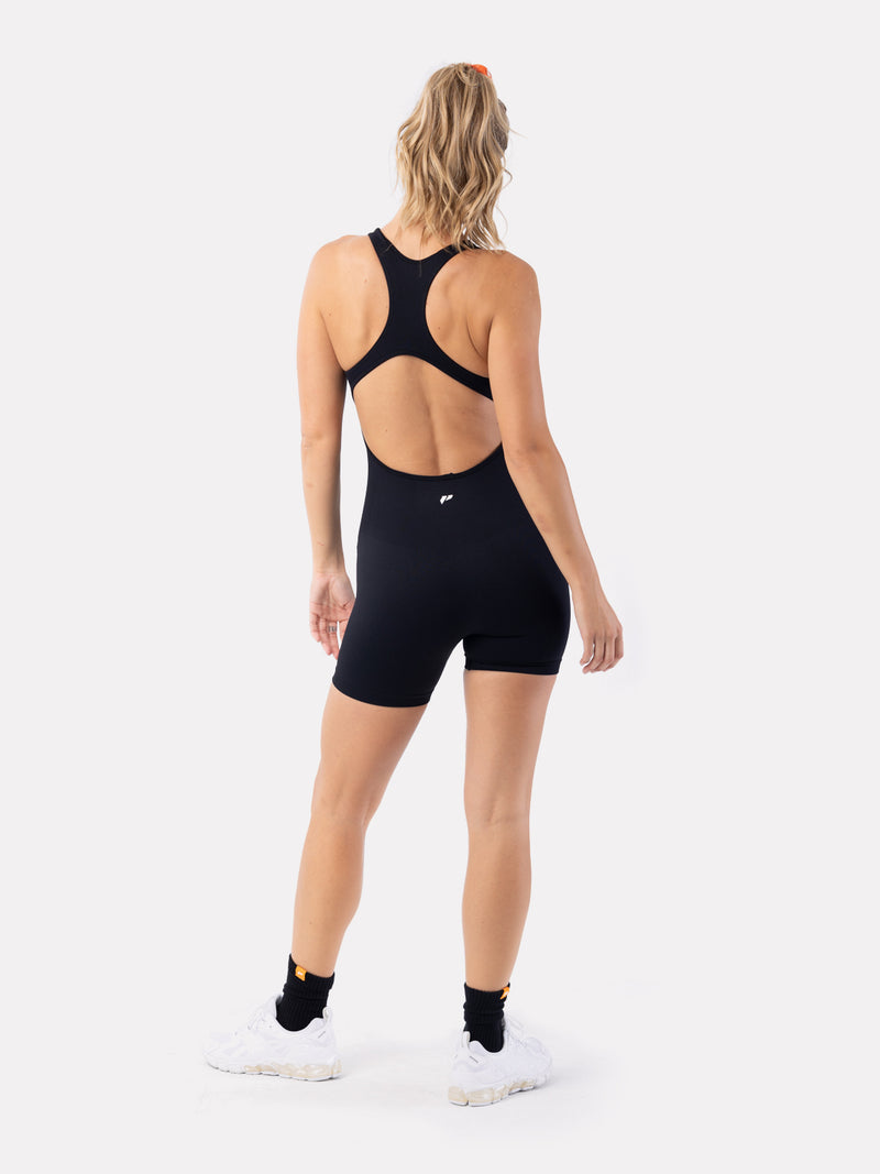AMARA BODYSUIT SHORTS - BLACK - LIFESOPECHE