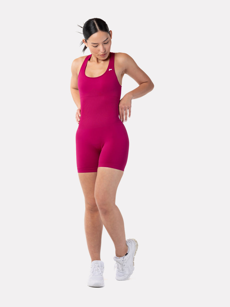 AMARA BODYSUIT SHORTS - WINE - LIFESOPECHE