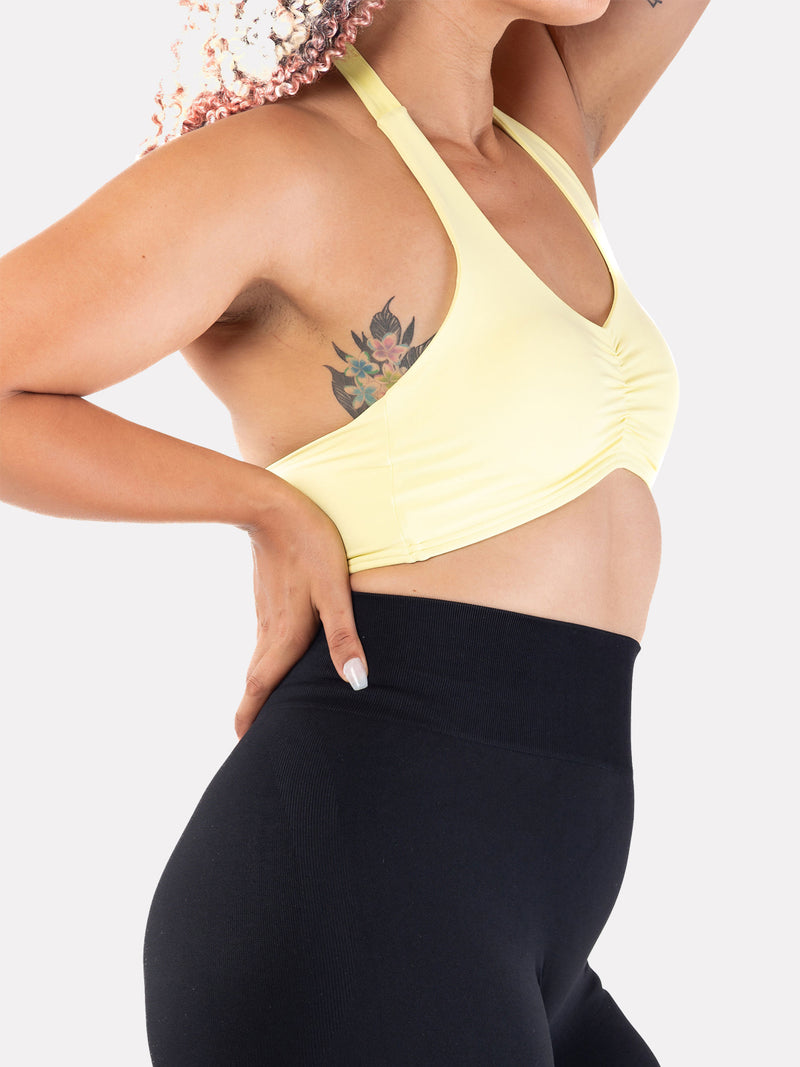 SPORTS BRA - SUN YELLOW LANG'A - LIFESOPECHE