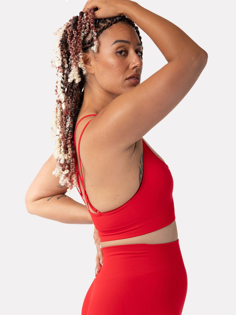 CYNTHIA SPORTS BRA - RED KWEZI - LIFESOPECHE