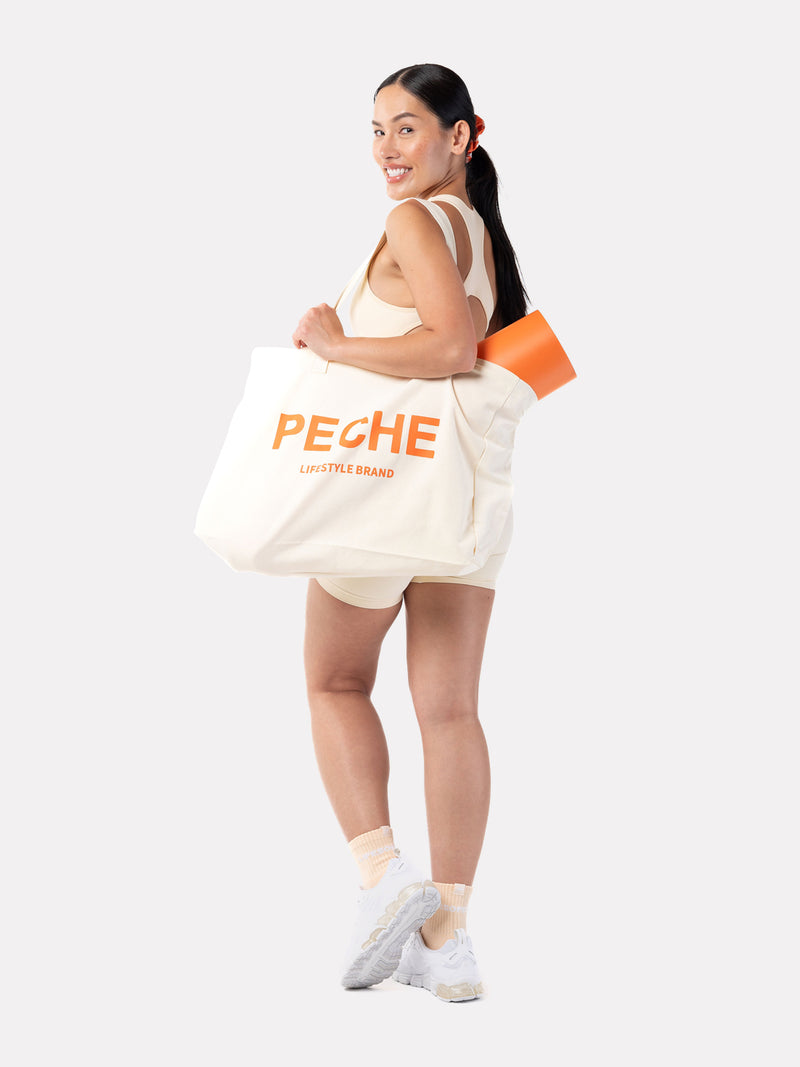 CANVAS TOTE BAGS - OFF WHITE - LIFESOPECHE