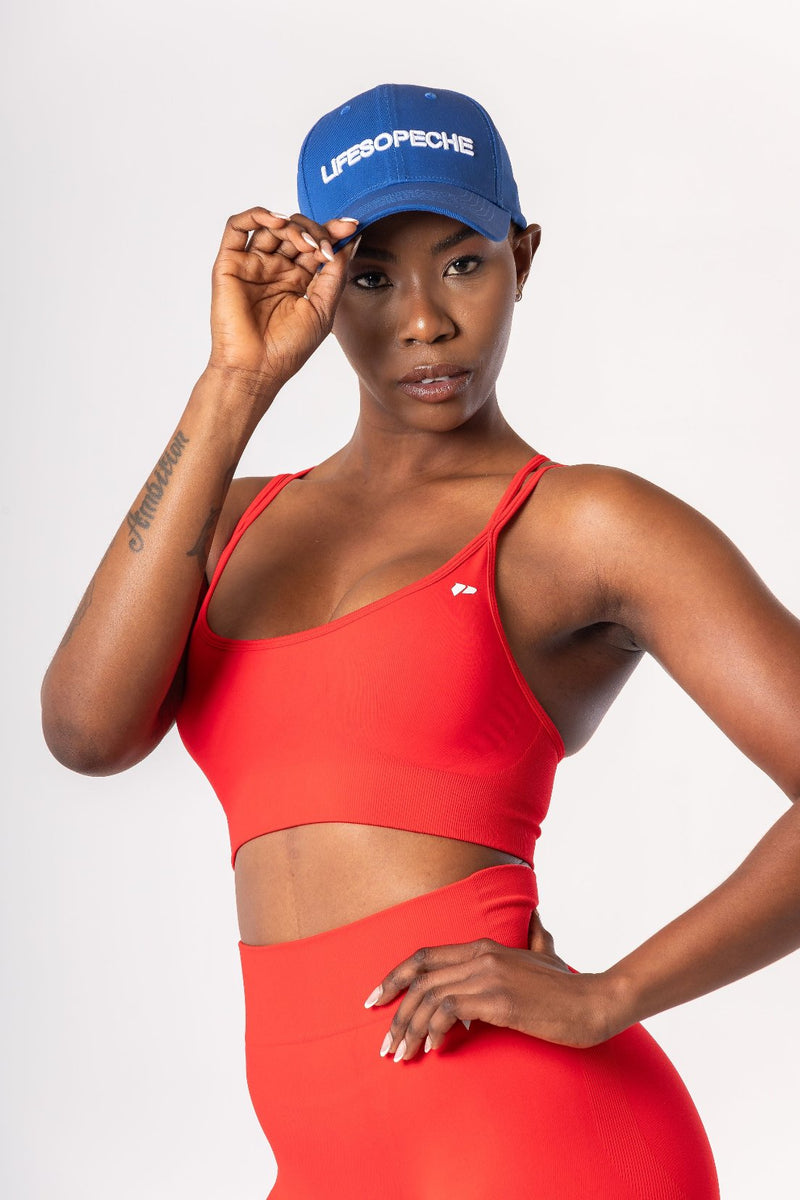 CYNTHIA SPORTS BRA - RED KWEZI - LIFESOPECHE