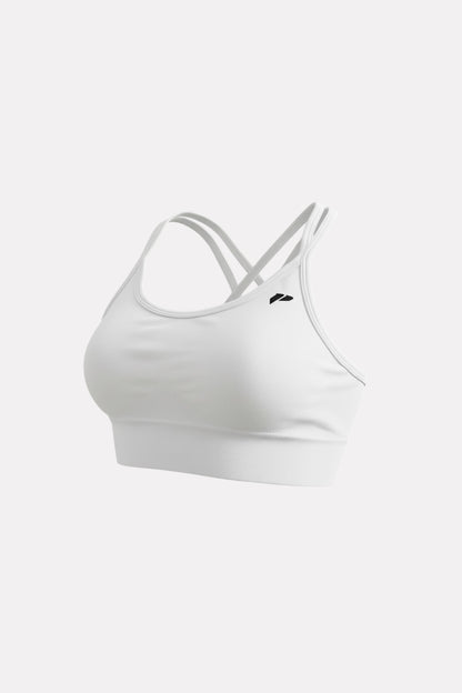 White Kara Cynthia Sports Bra
