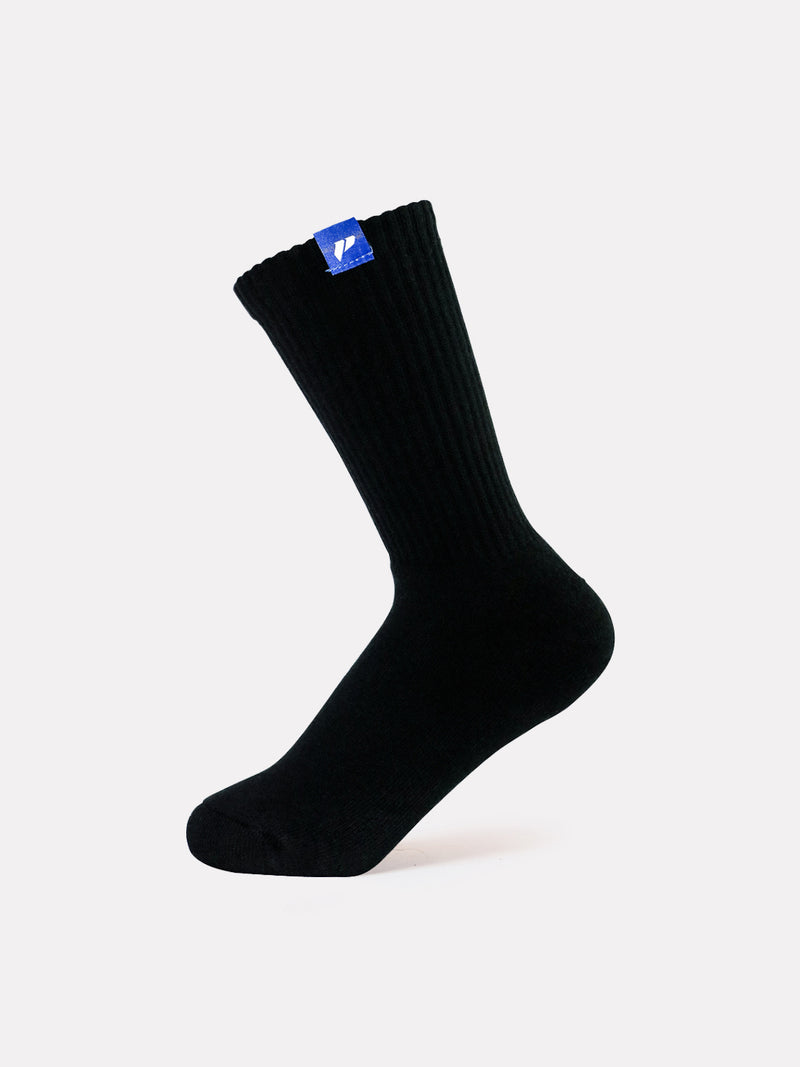 BLACK CREW LABEL SOCKS - COBALT - LIFESOPECHE