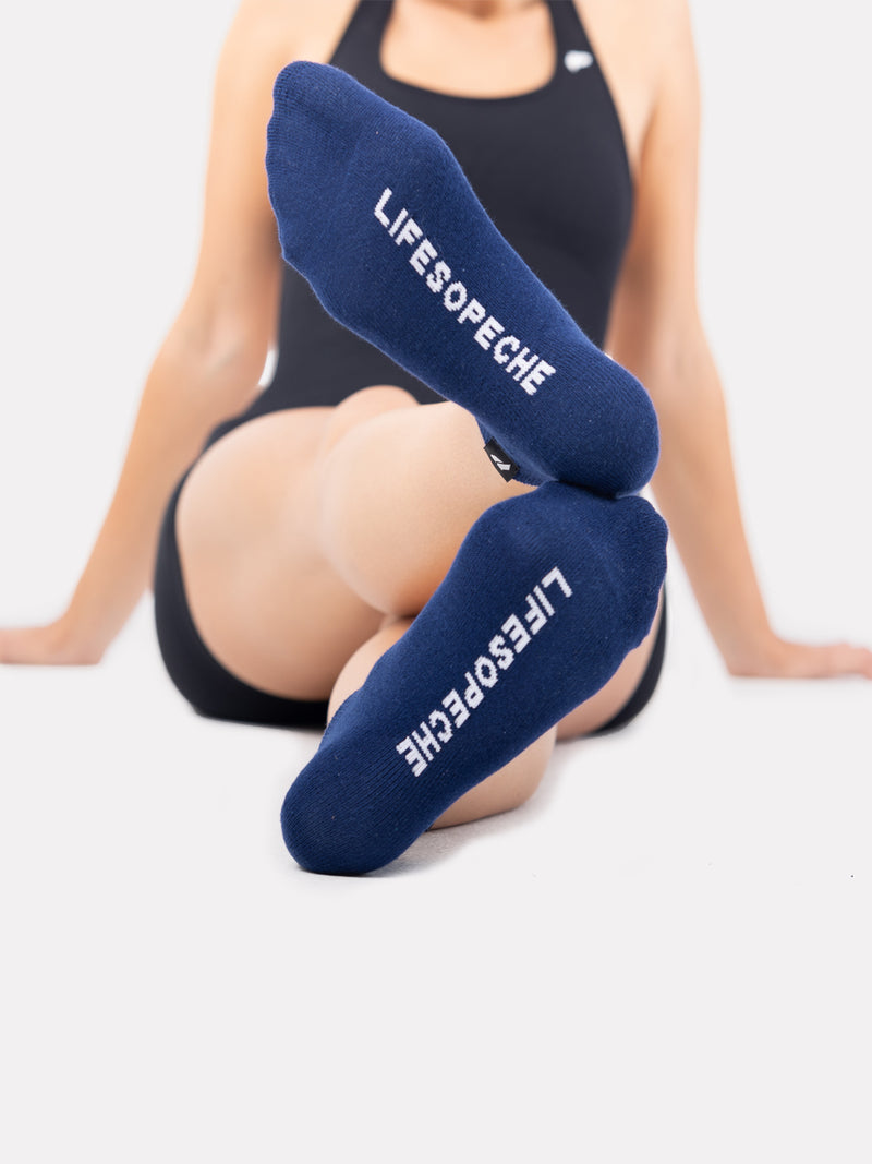 HIDDEN LABEL SOCKS - NAVY - LIFESOPECHE