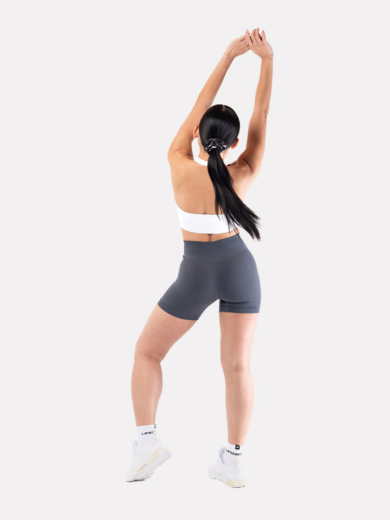 MID CREW LABEL SOCKS - WHITE - LIFESOPECHE