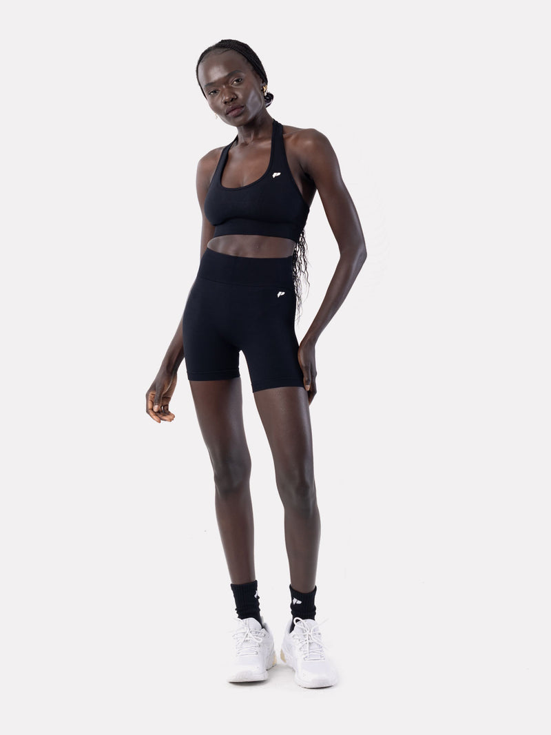 CREW JACQUARD SOCKS - BLACK - LIFESOPECHE