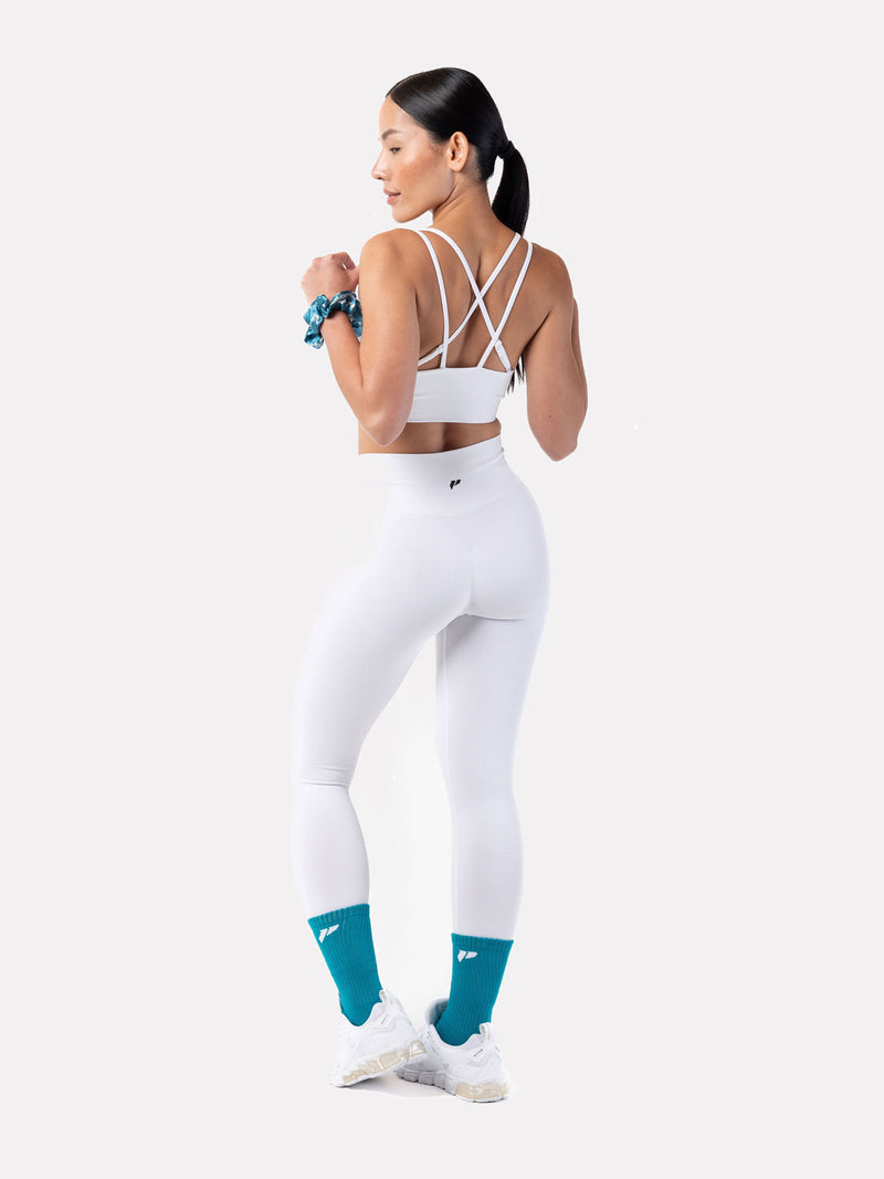 CREW JACQUARD SOCKS - TEAL - LIFESOPECHE