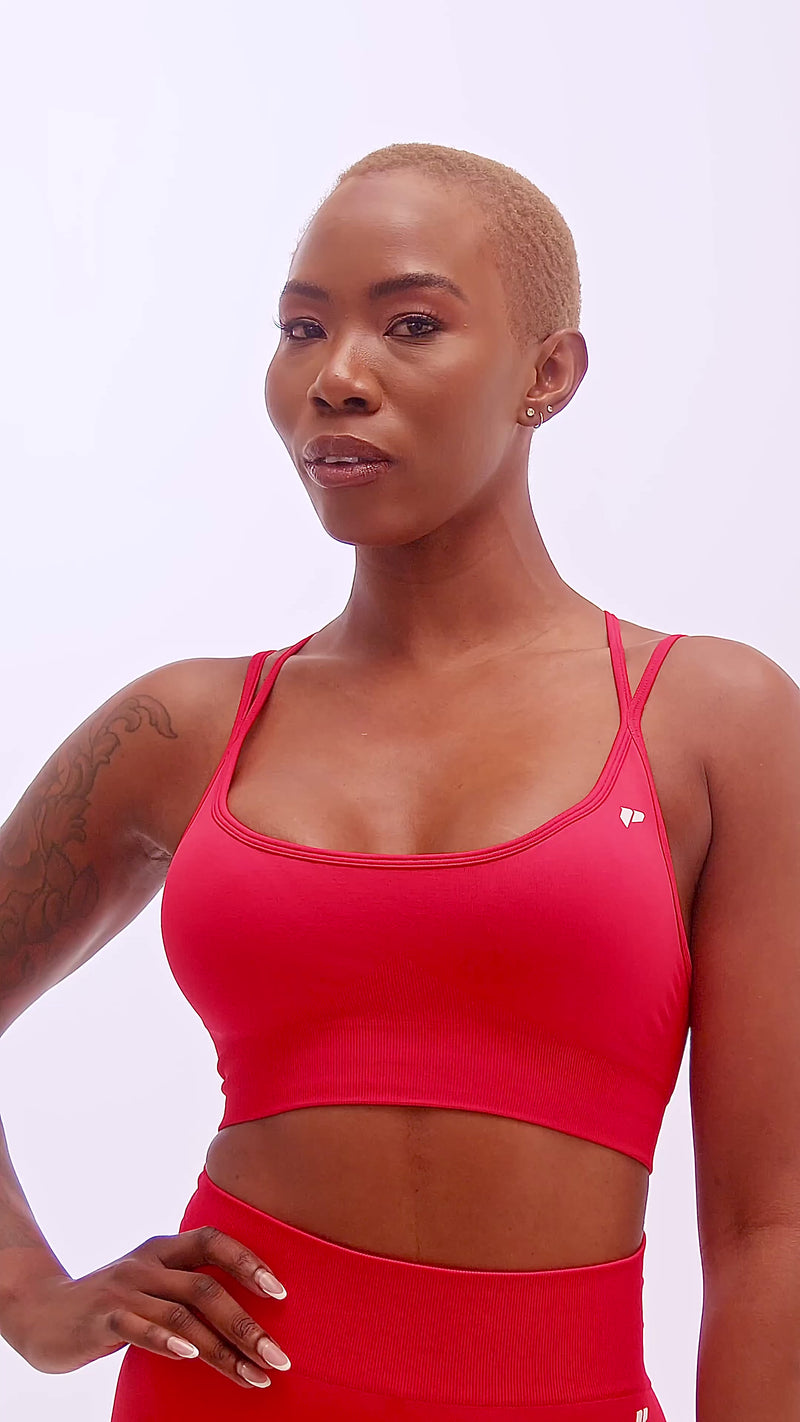 Sports Bra 'CYNTHIA' by LSP - RED Kwezi