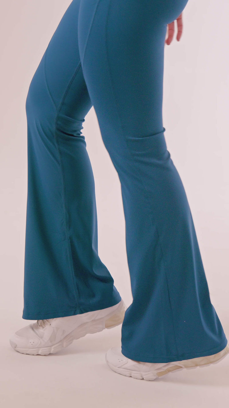 Luxe Bodysuit Flares 'ZANA' by LSP - DARK TEAL