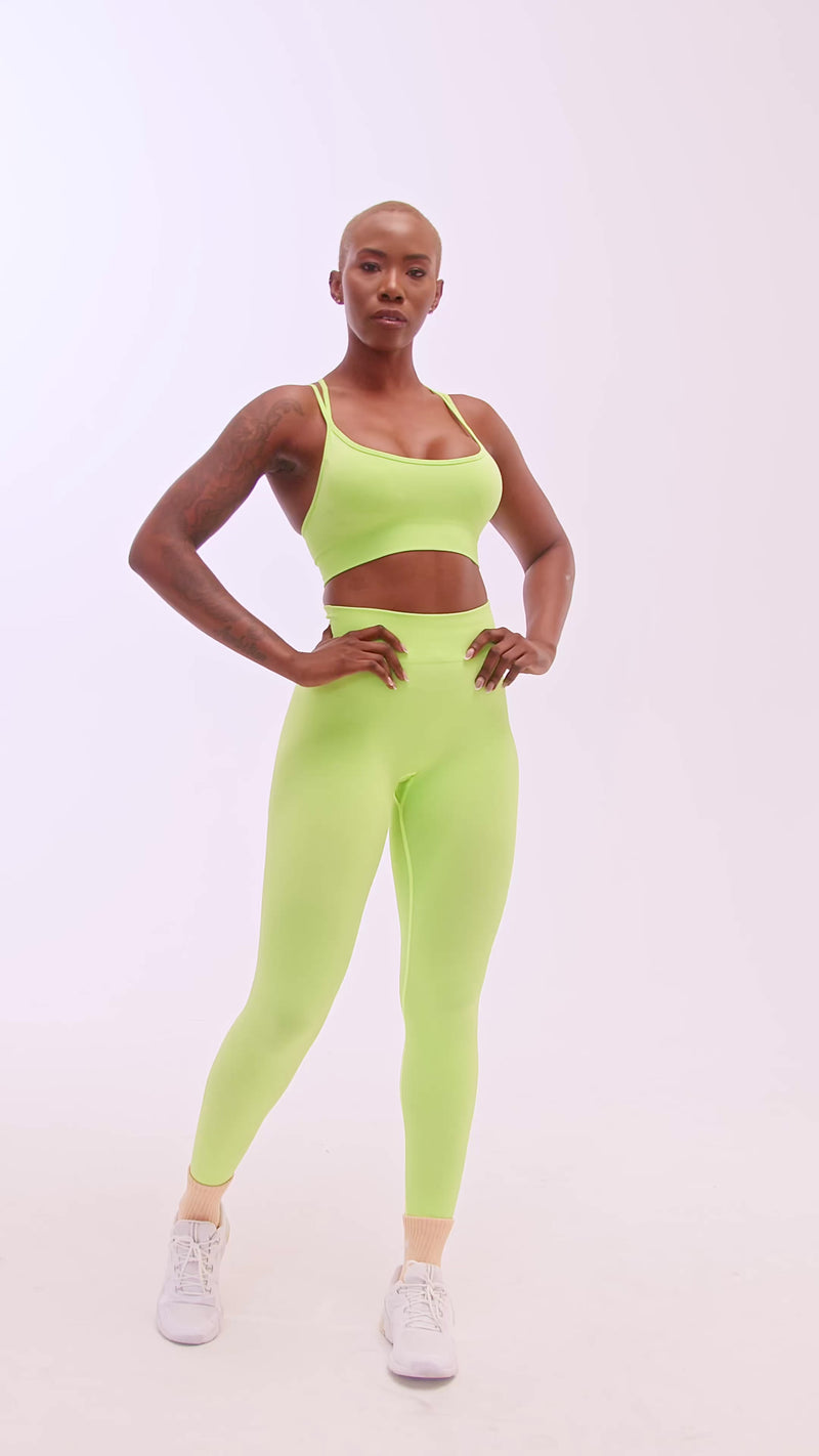 Sports Bra 'CYNTHIA' by LSP - LIME Kali