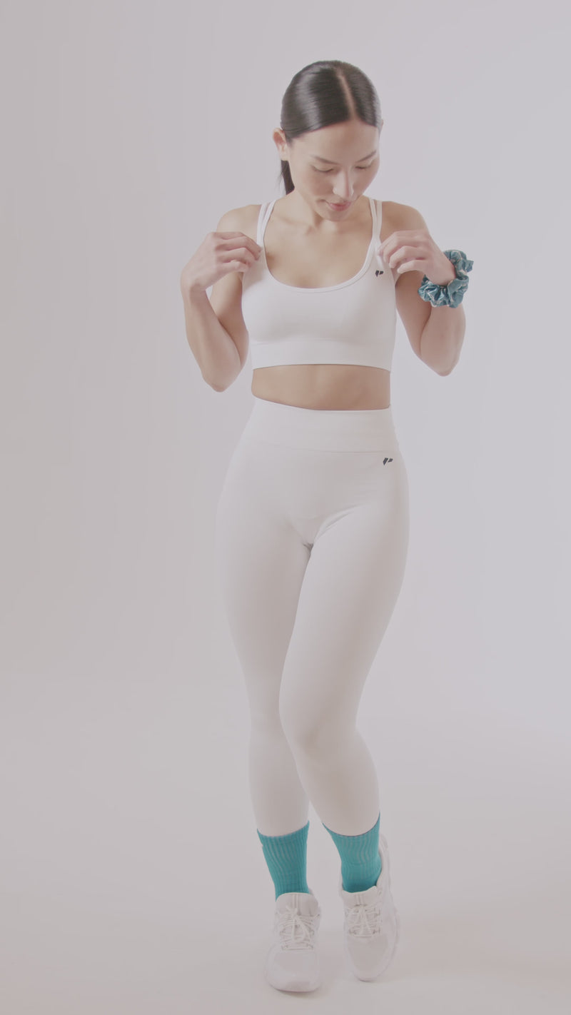 Sports Bra 'CYNTHIA' by LSP - WHITE Kara